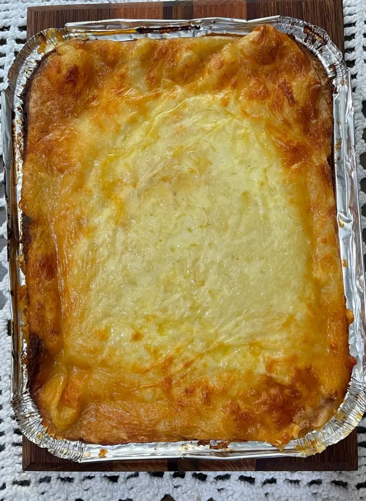 Escondidinho de aipim